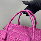 Bottega Veneta Red Satchel