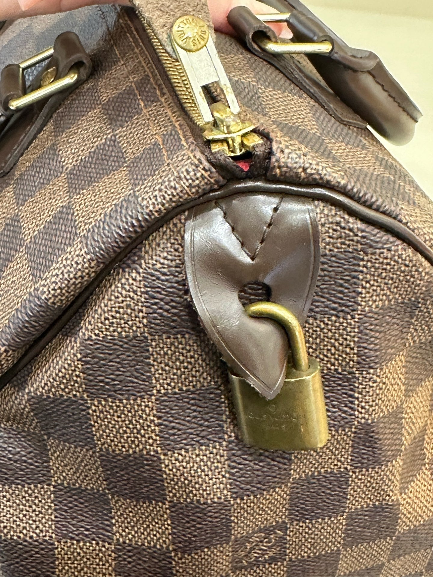 Louis Vuitton Speedy 30 Brown 30.0x 21.0x 17.0 cm N41364