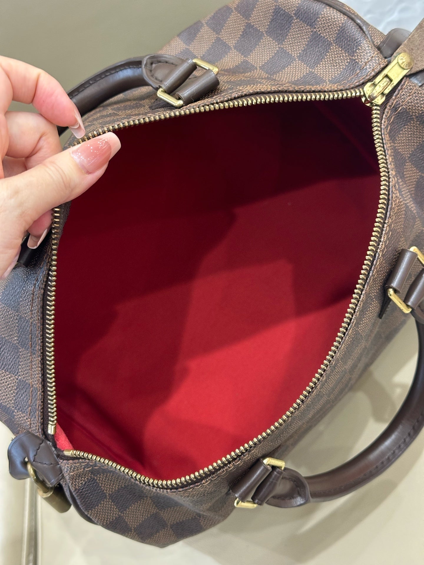 Louis Vuitton Speedy 30 Brown 30.0x 21.0x 17.0 cm N41364