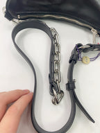 Alexander McQueen Black Belt Bag & Fanny Pack