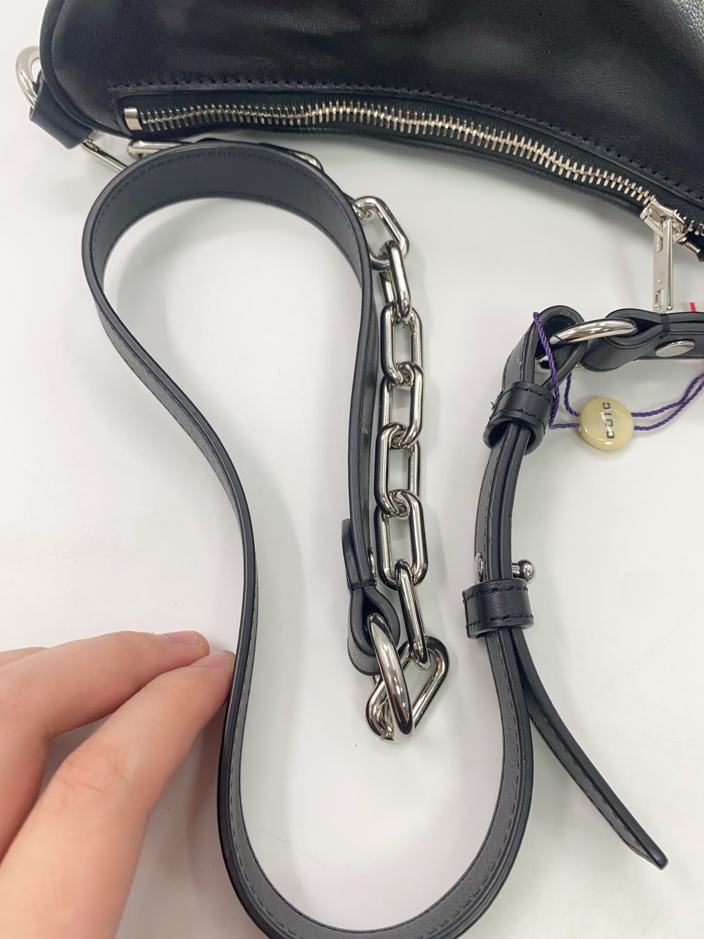 Alexander McQueen Black Belt Bag & Fanny Pack