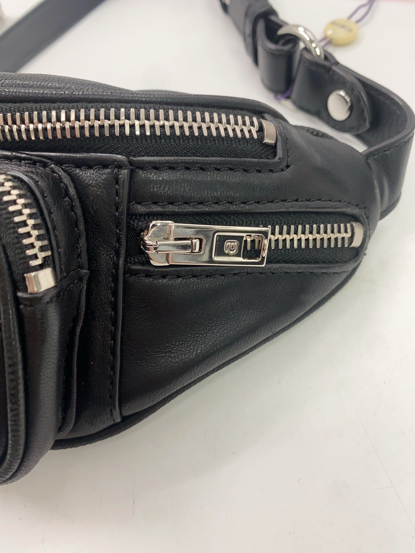 Alexander McQueen Black Belt Bag & Fanny Pack