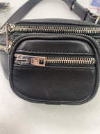 Alexander McQueen Black Belt Bag & Fanny Pack