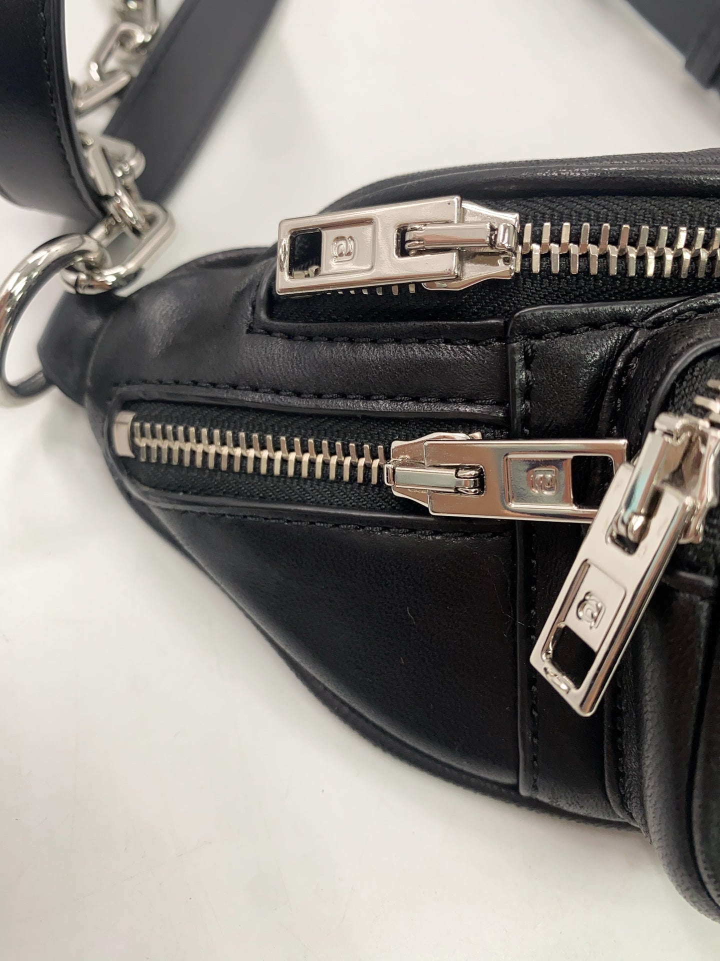Alexander McQueen Black Belt Bag & Fanny Pack