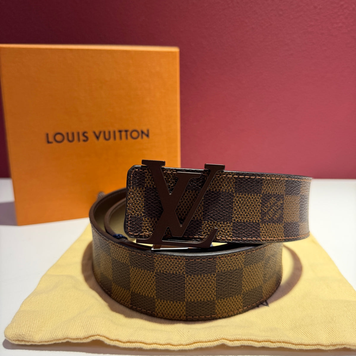 Louis Vuitton Brown Belt