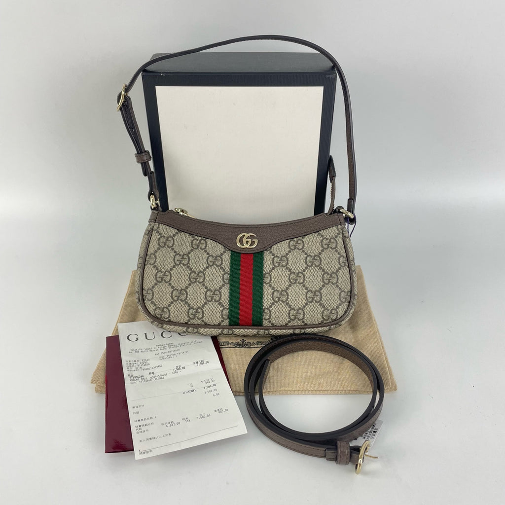 Gucci Canvas Shoulder Bag