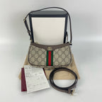 Gucci Canvas Shoulder Bag