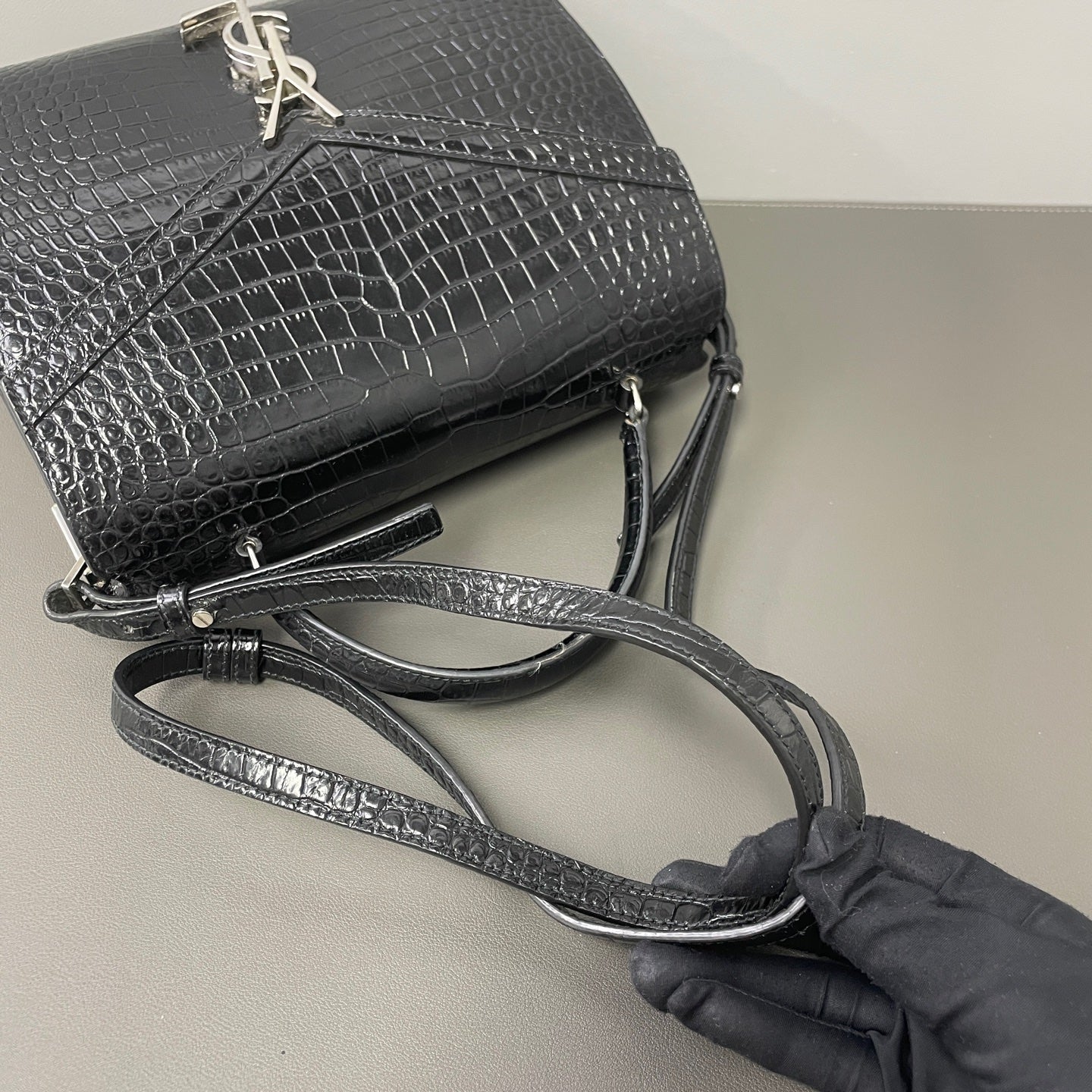 Saint laurent Metal Black Satchel