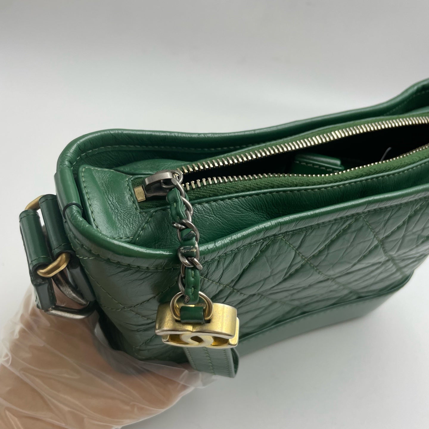 Chanel Green Crossbody