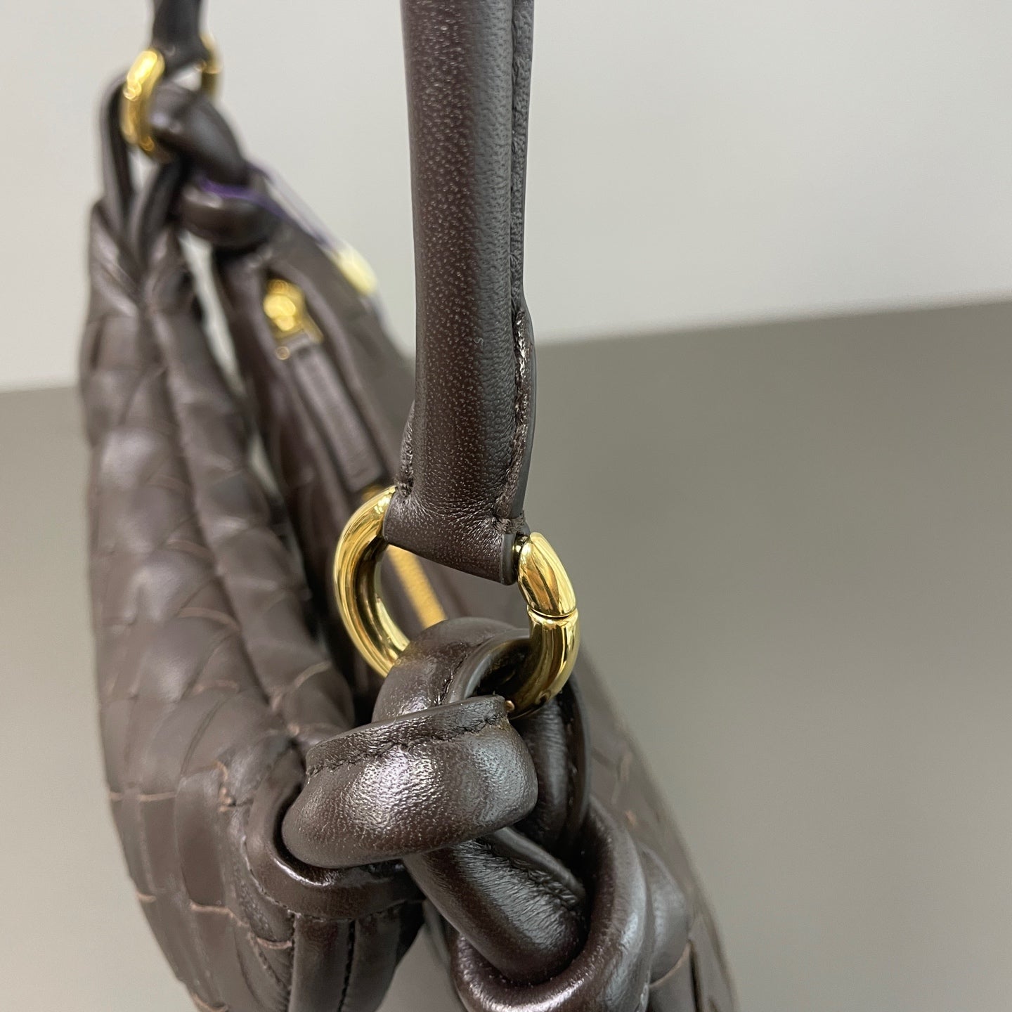 Bottega Veneta Leather Brown Shoulder Bag