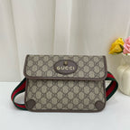 Gucci Canvas Brown Belt Bag & Fanny Pack