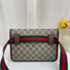Gucci Canvas Brown Belt Bag & Fanny Pack