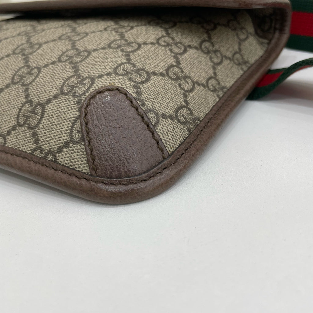 Gucci Canvas Brown Belt Bag & Fanny Pack