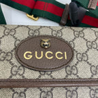 Gucci Canvas Brown Belt Bag & Fanny Pack
