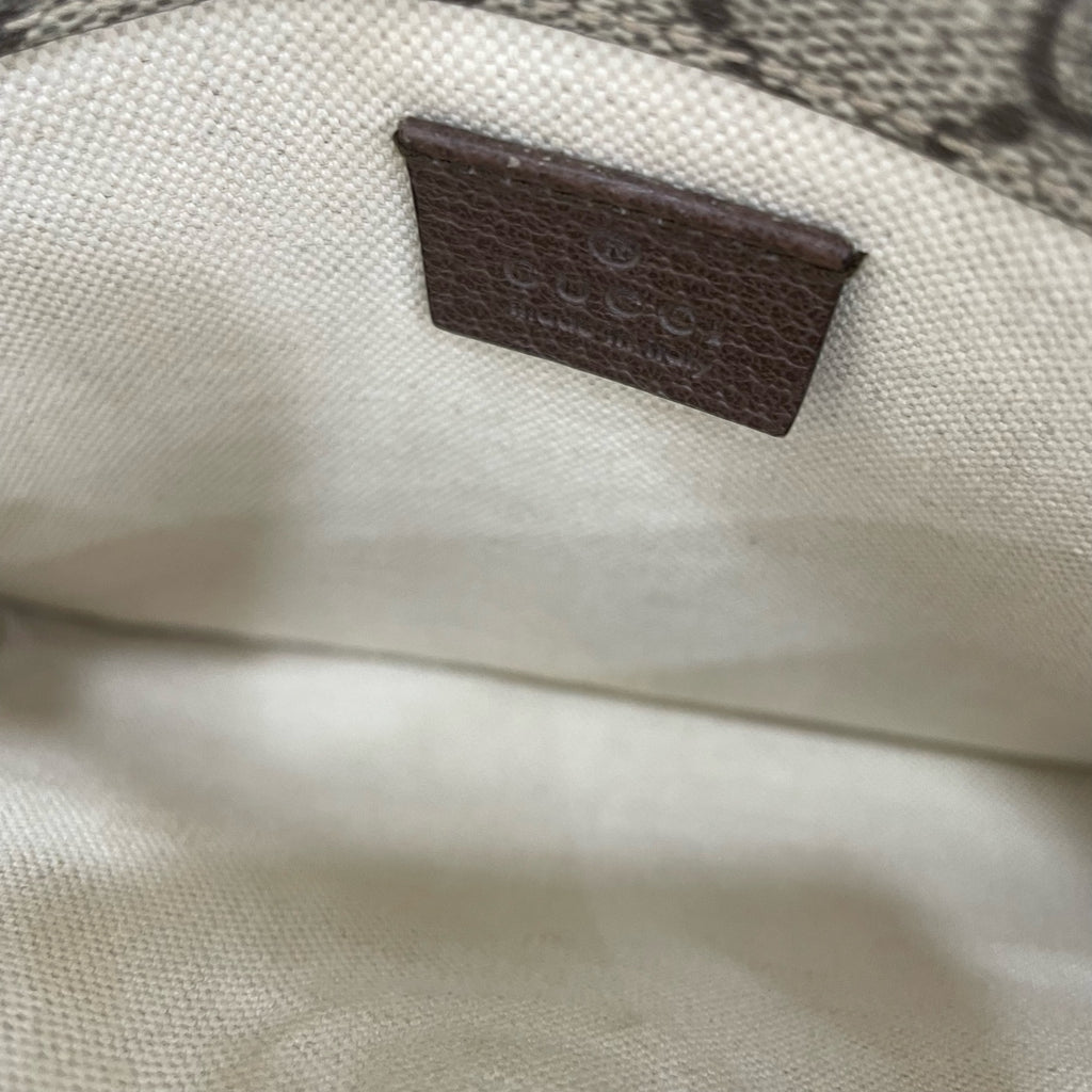 Gucci Canvas Brown Belt Bag & Fanny Pack