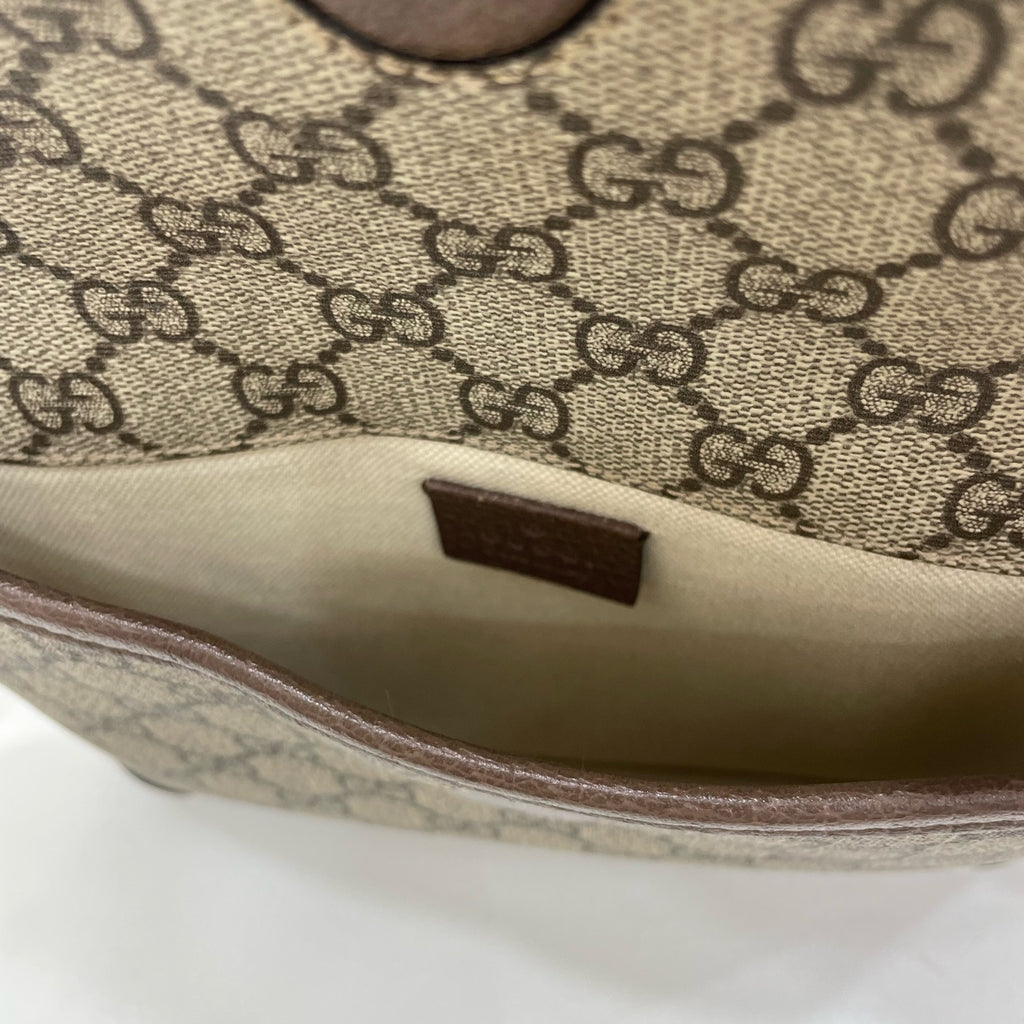 Gucci Canvas Brown Belt Bag & Fanny Pack