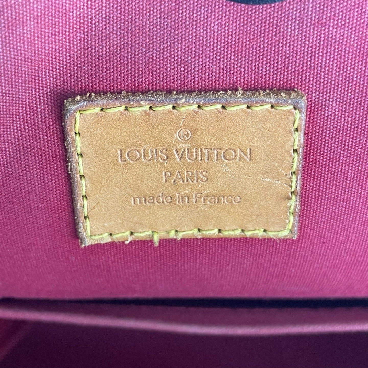 Louis Vuitton Red Satchel