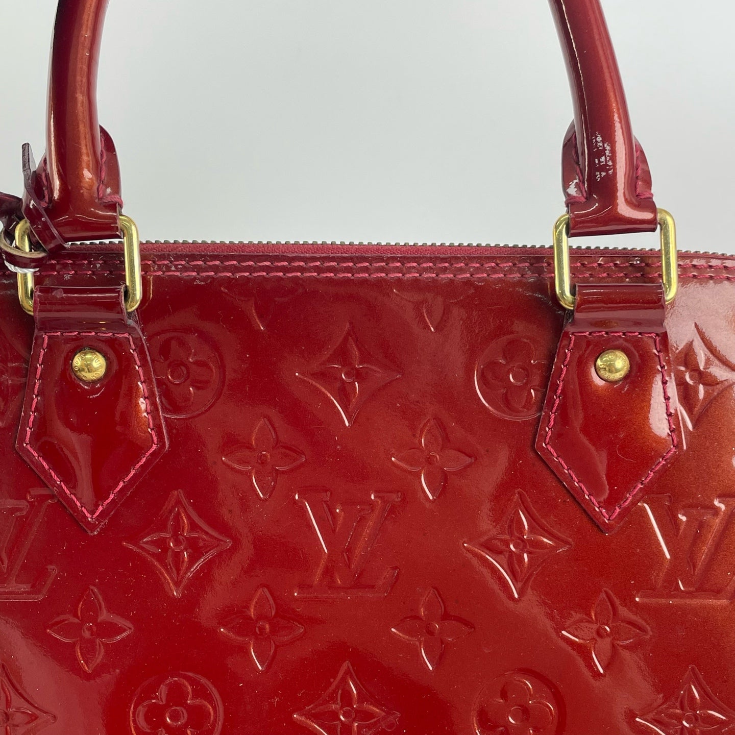 Louis Vuitton Red Satchel
