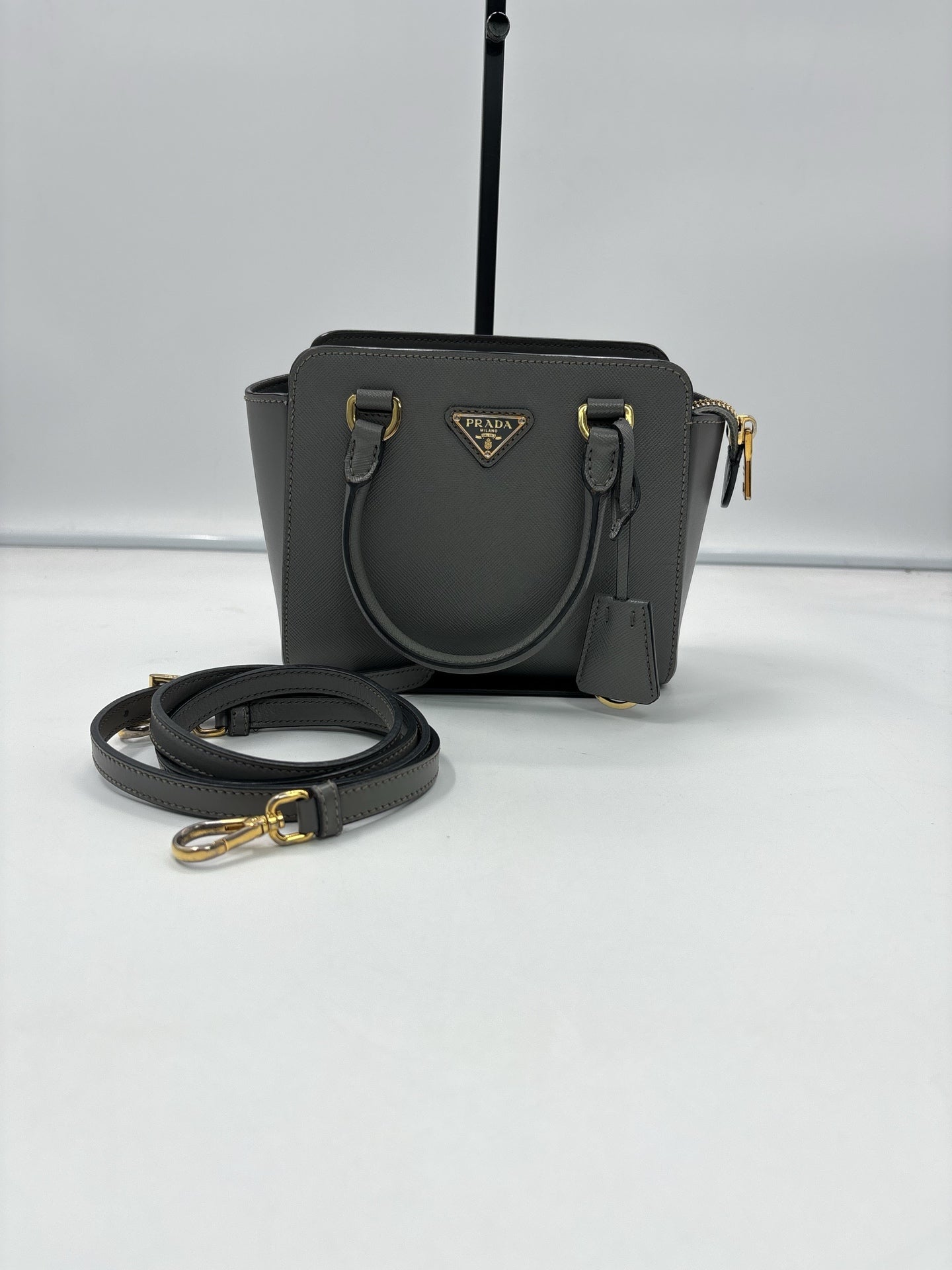 Prada Gray Satchel