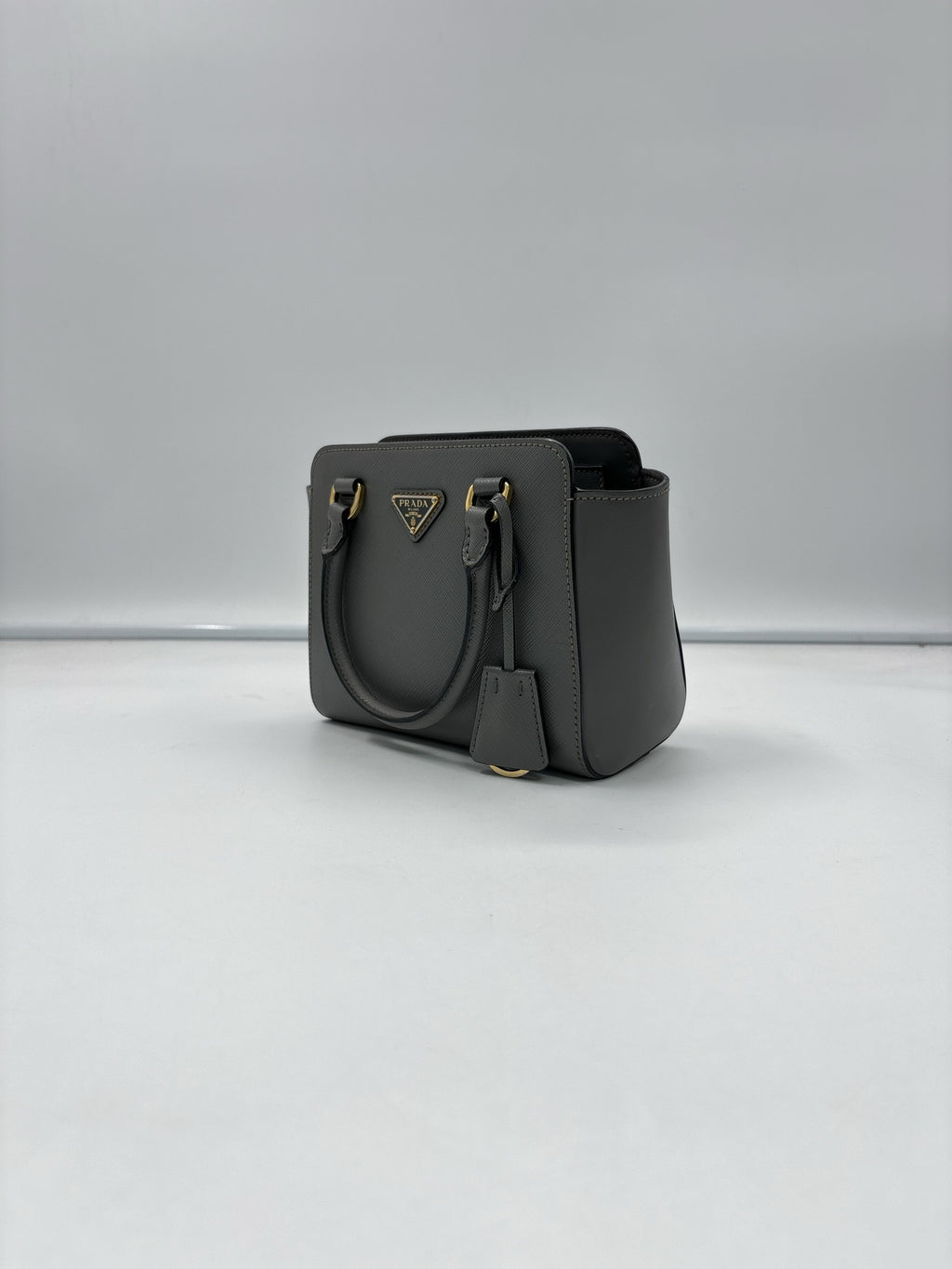 Prada Gray Satchel