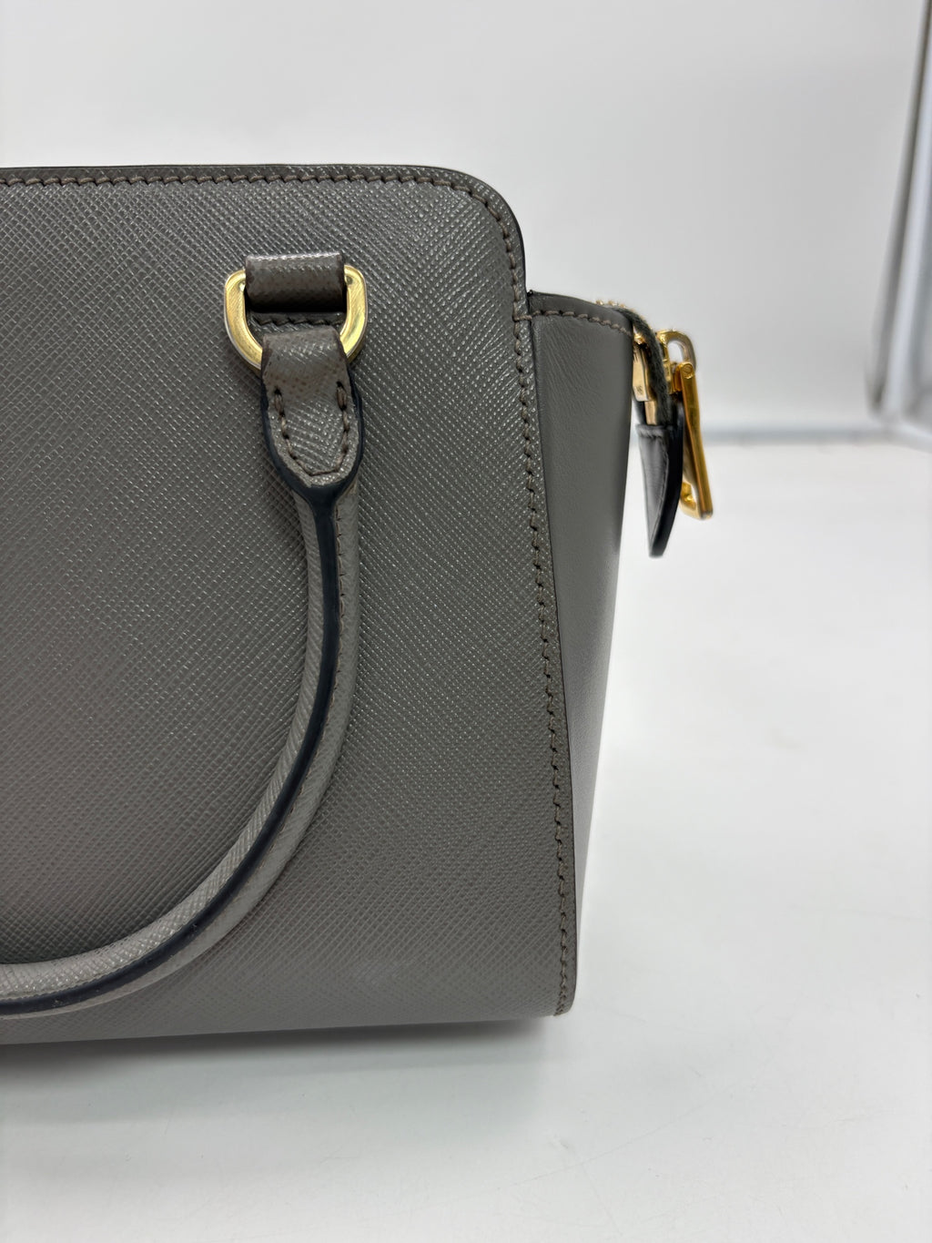 Prada Gray Satchel