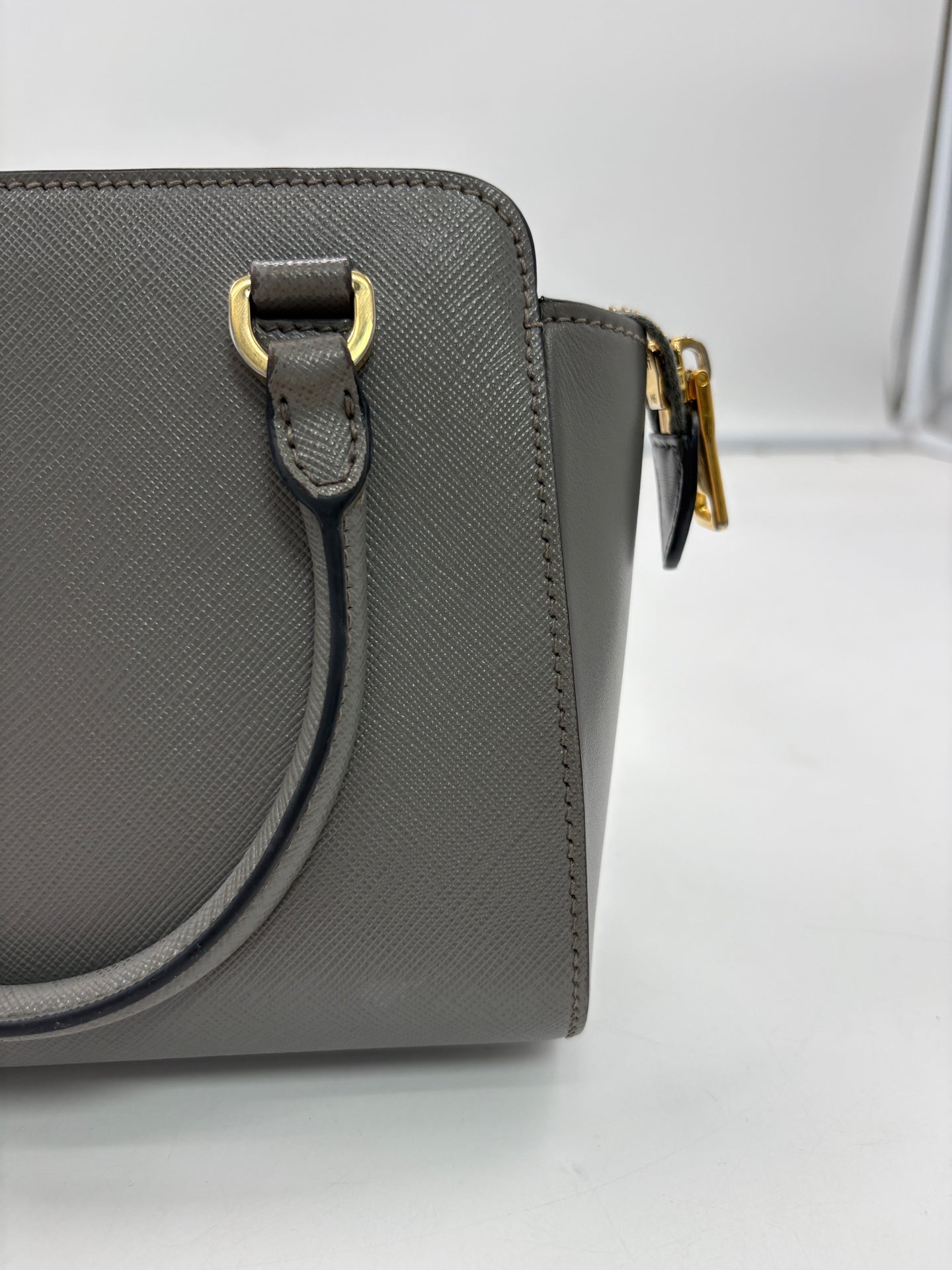 Prada Gray Satchel