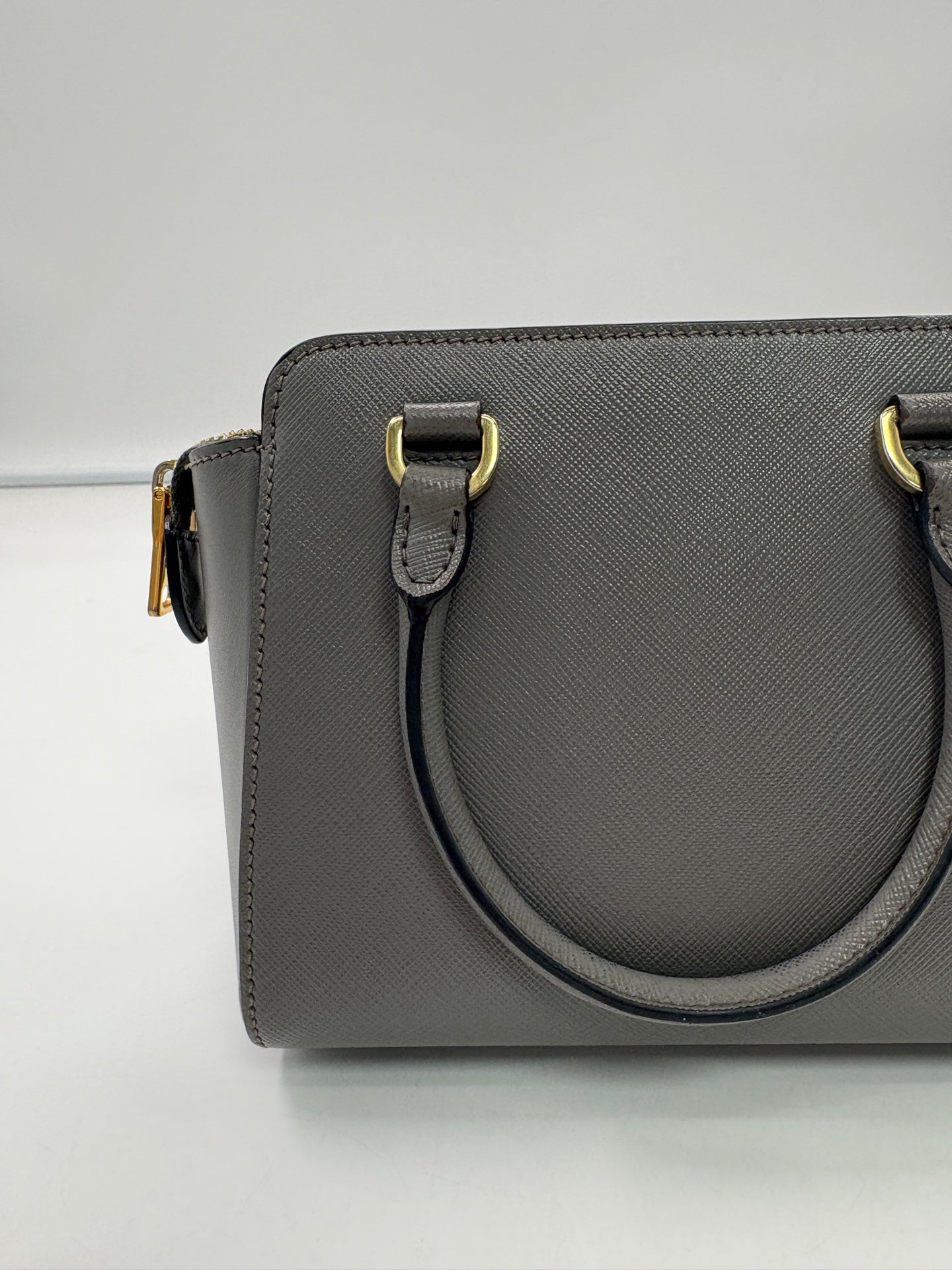 Prada Gray Satchel