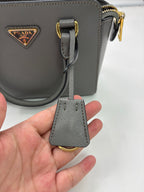 Prada Gray Satchel