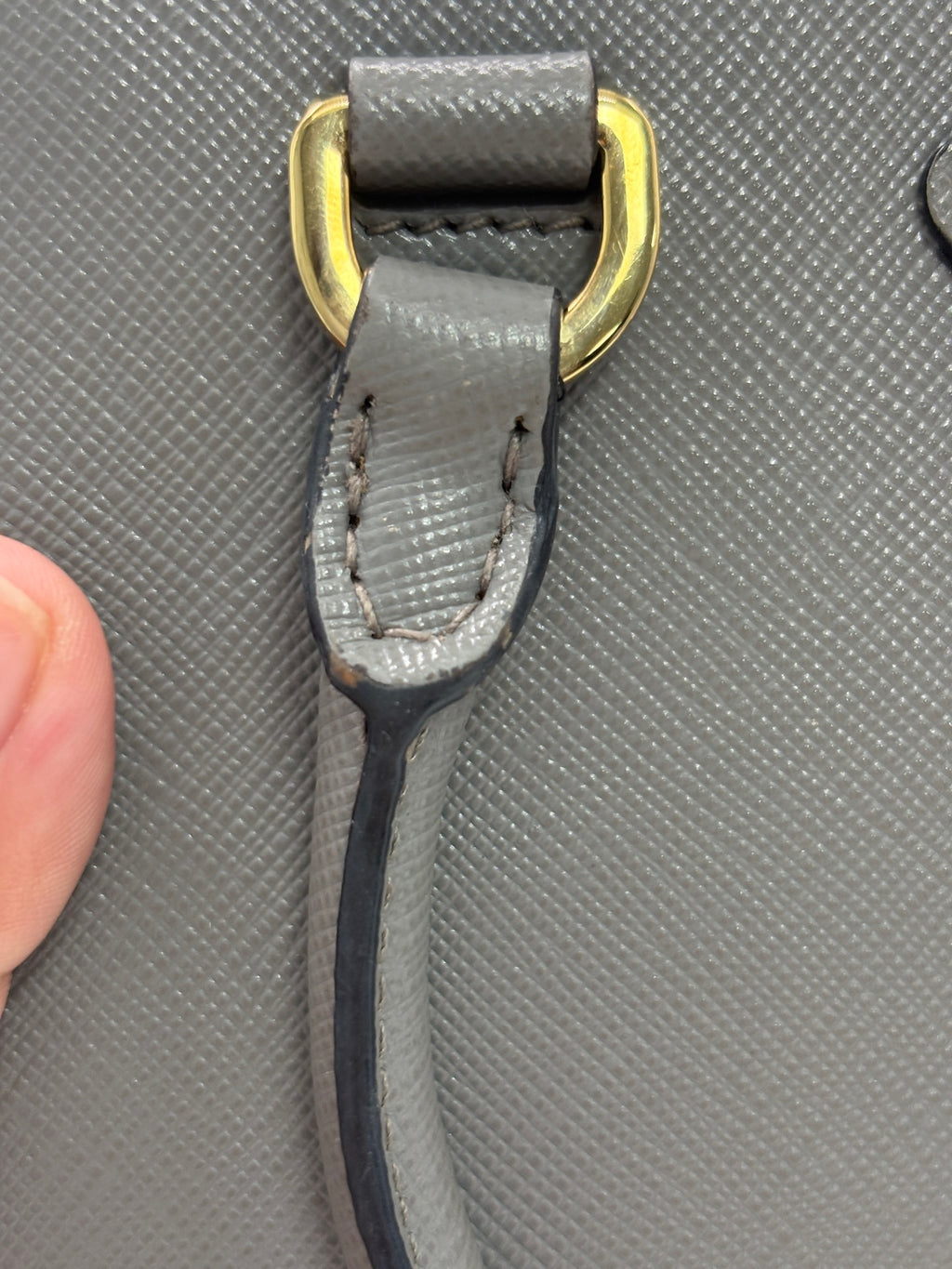 Prada Gray Satchel