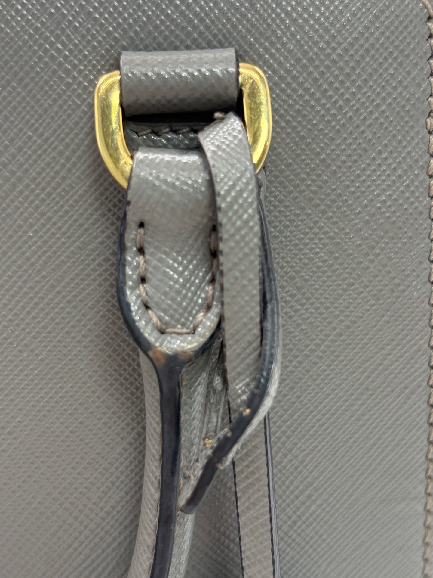 Prada Gray Satchel