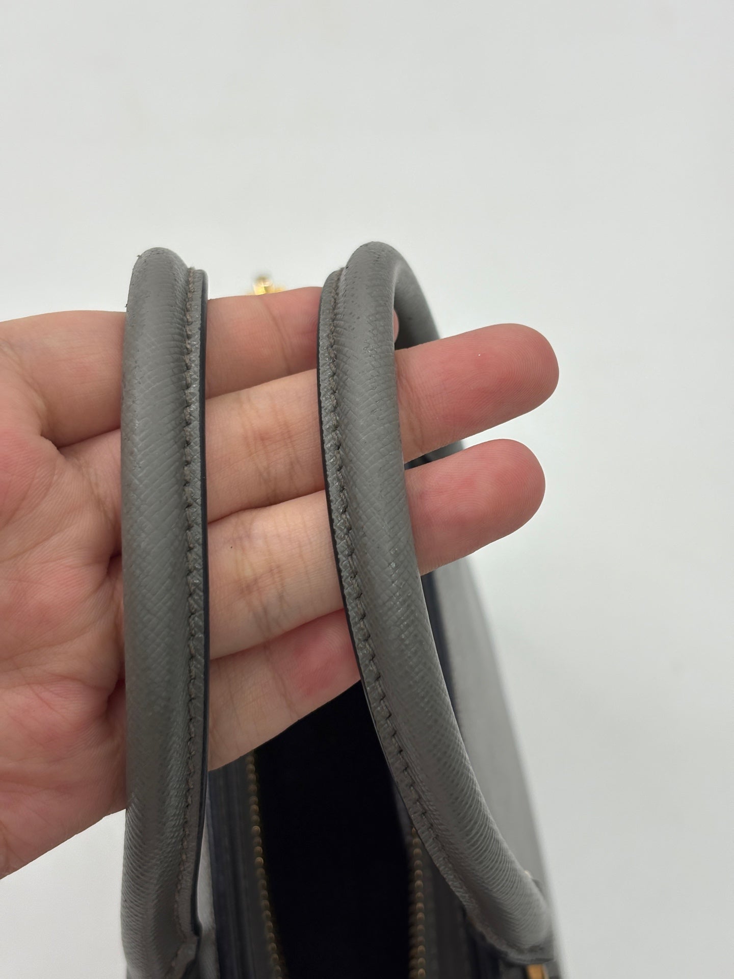 Prada Gray Satchel