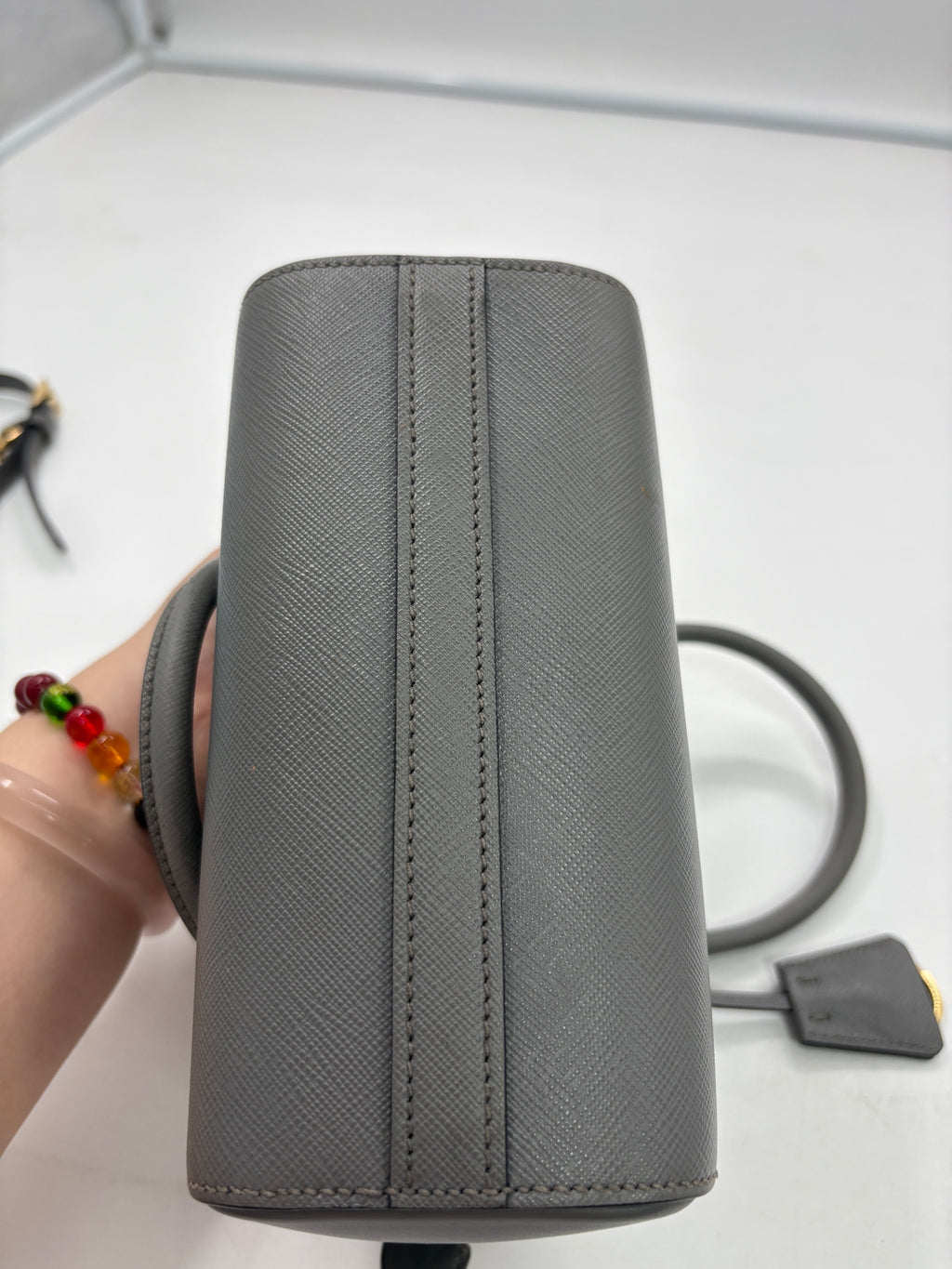 Prada Gray Satchel