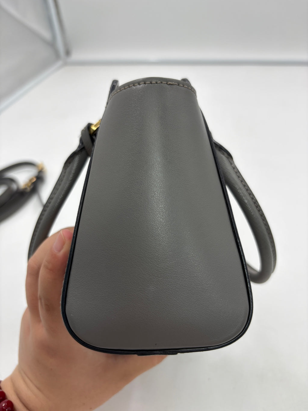 Prada Gray Satchel
