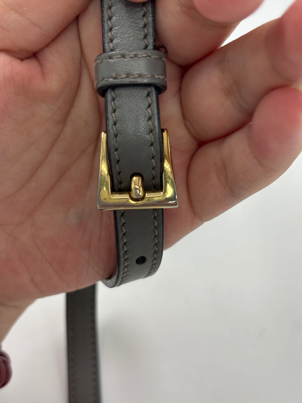 Prada Gray Satchel