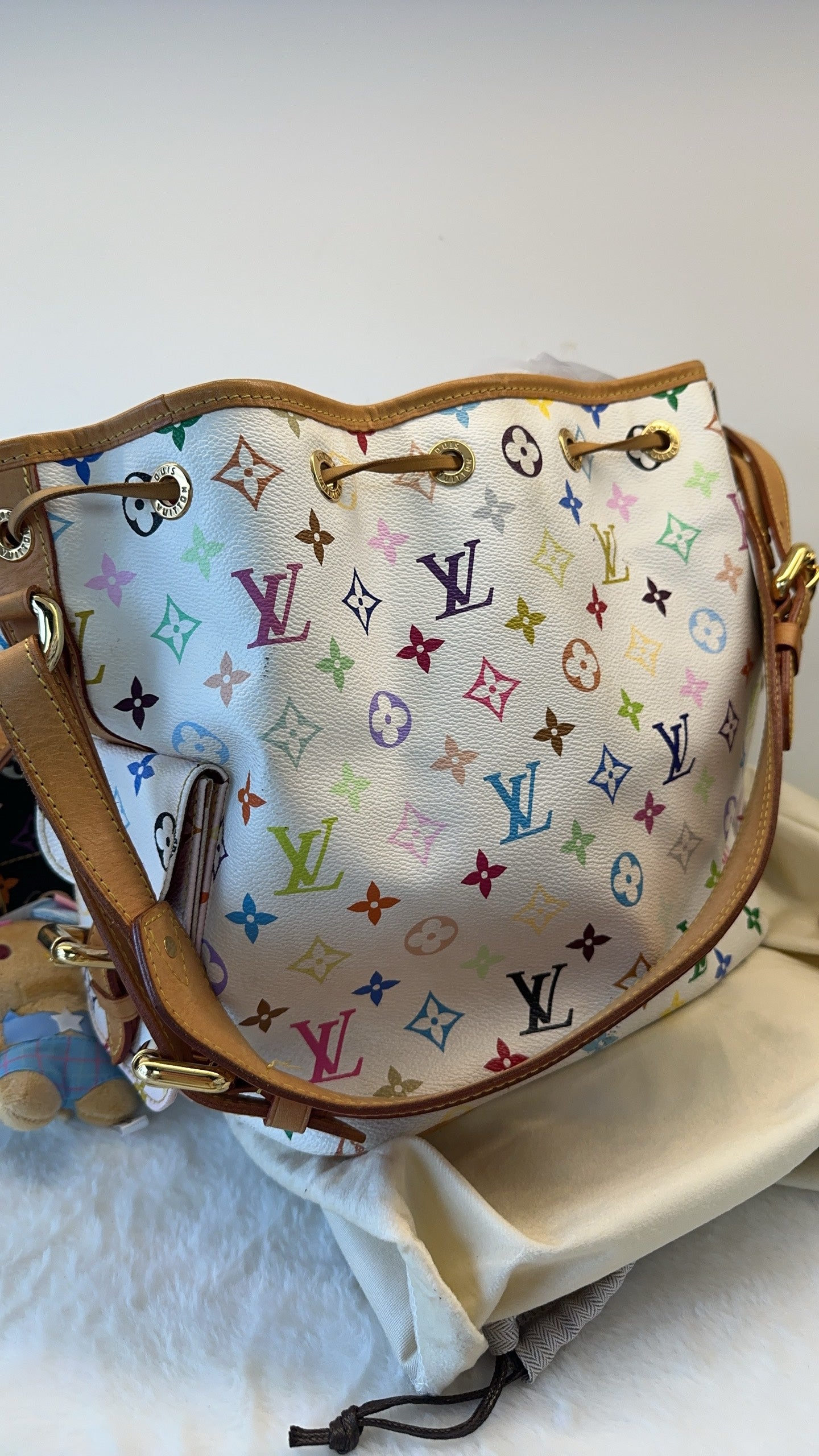 Louis Vuitton Bucket & Drawstring Bag