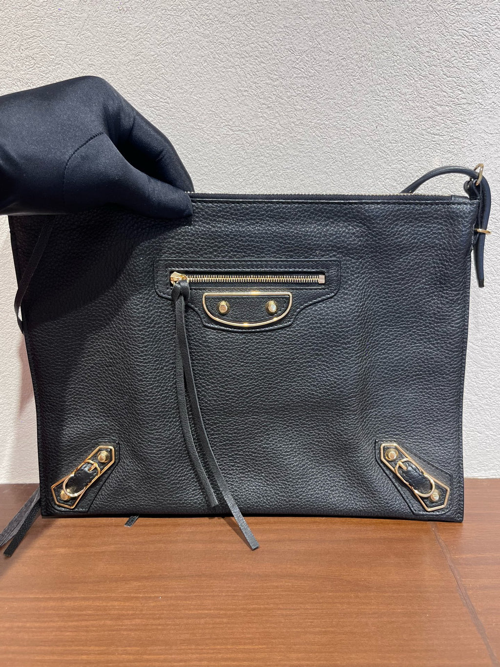 Balenciaga Black Clutch