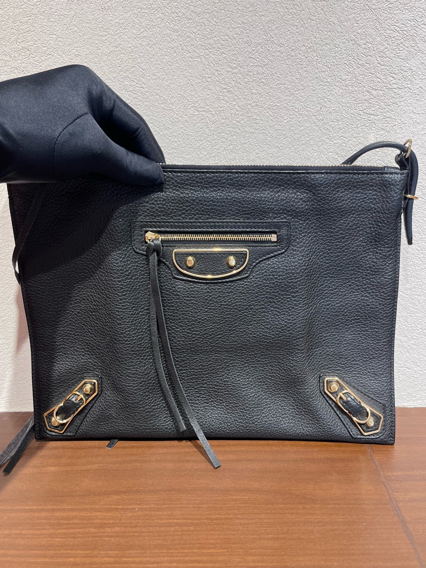 Balenciaga Black Clutch