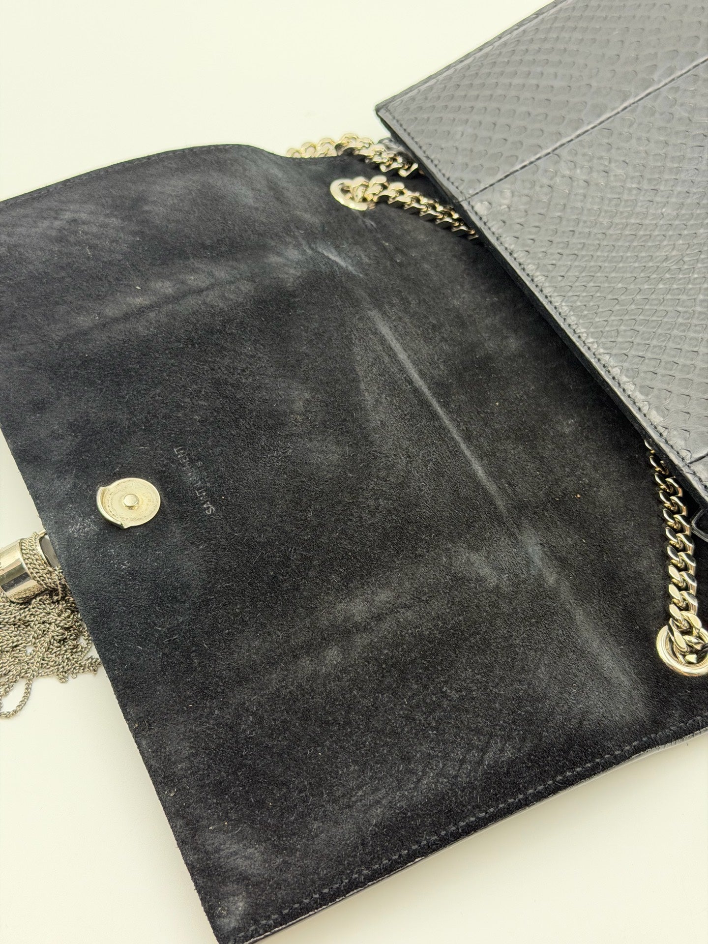 Saint laurent Leather Silver
