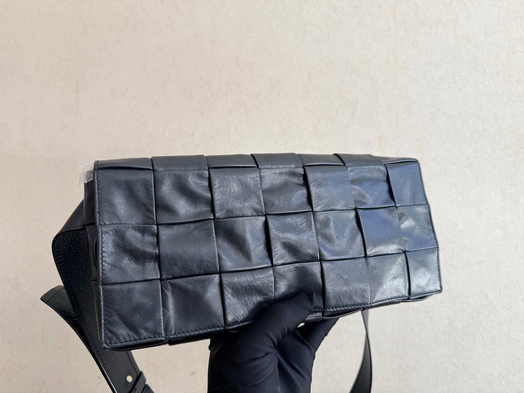 Bottega Veneta Cassette Black Belt Bag & Fanny Pack