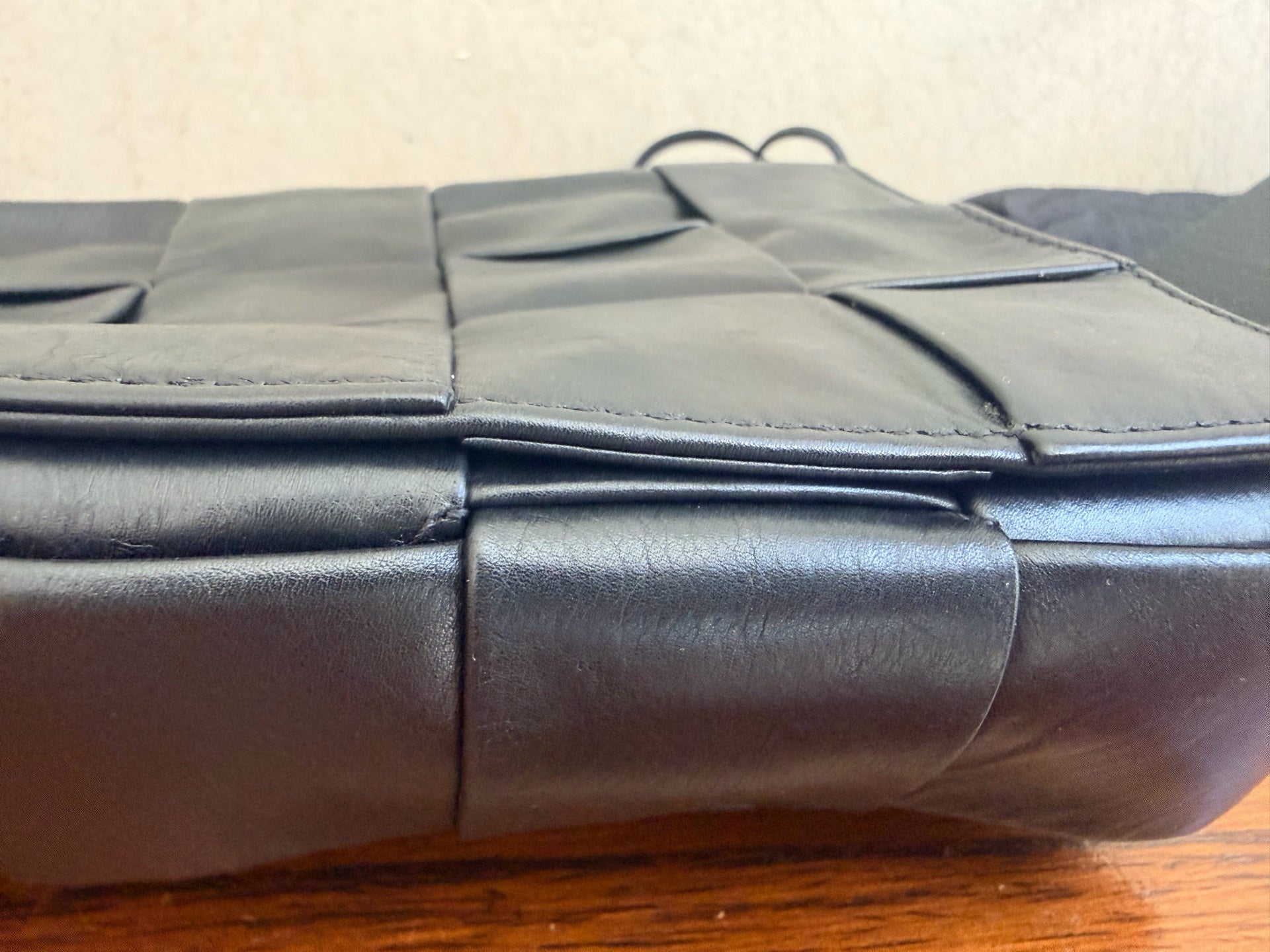 Bottega Veneta Cassette Black Belt Bag & Fanny Pack