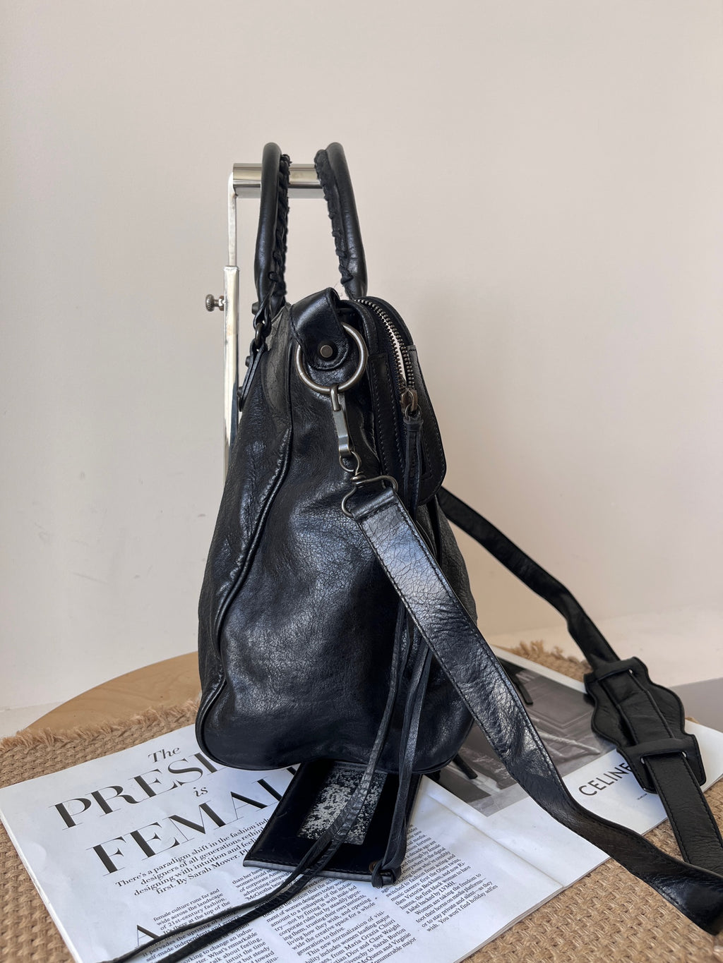 Balenciaga Leather Black