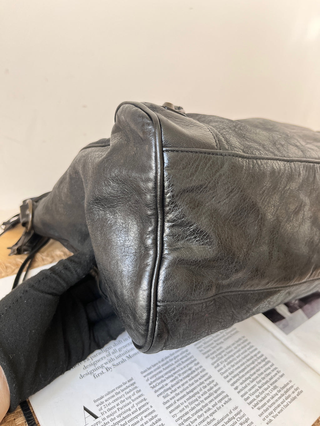 Balenciaga Leather Black