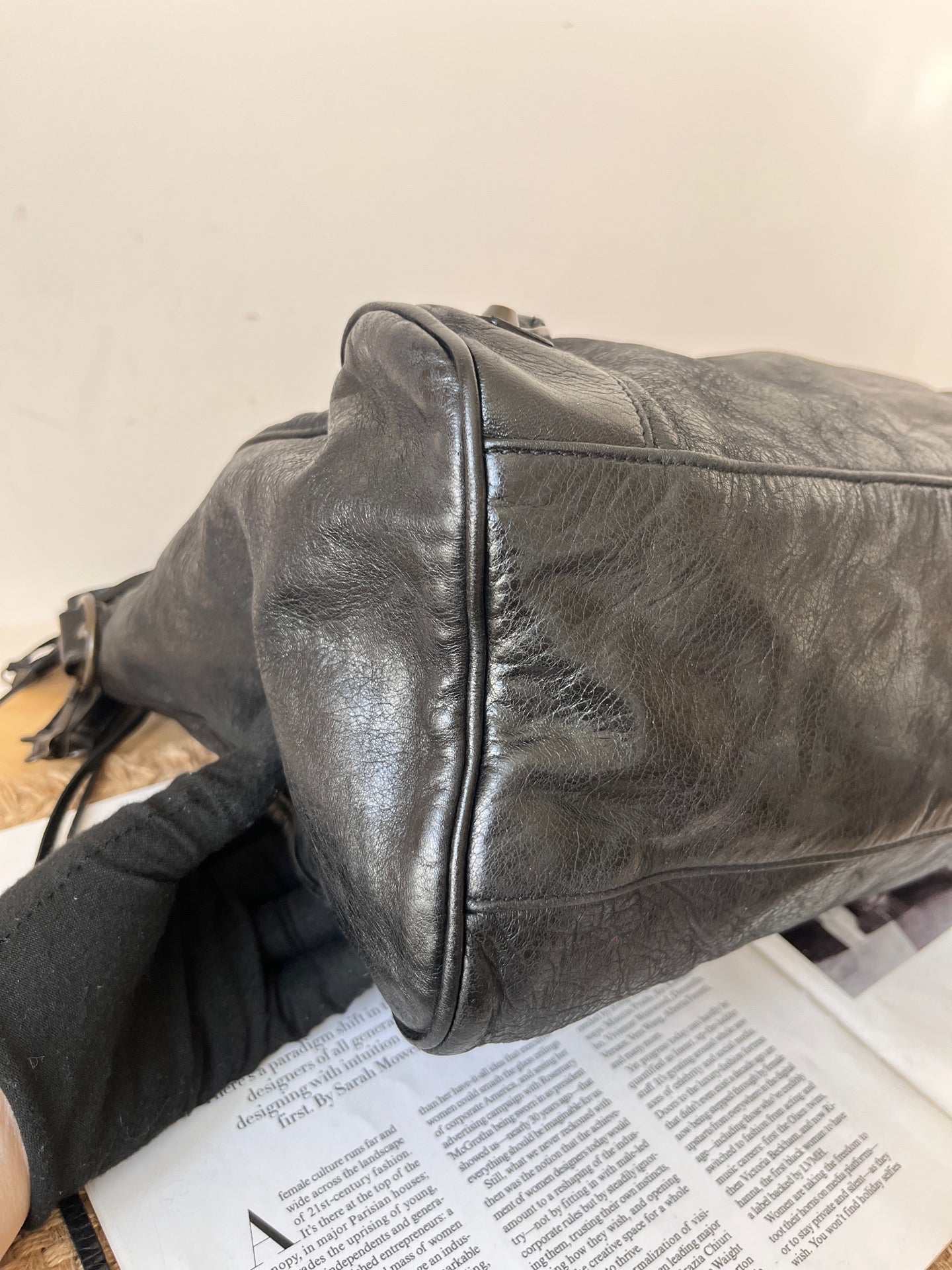 Balenciaga Leather Black
