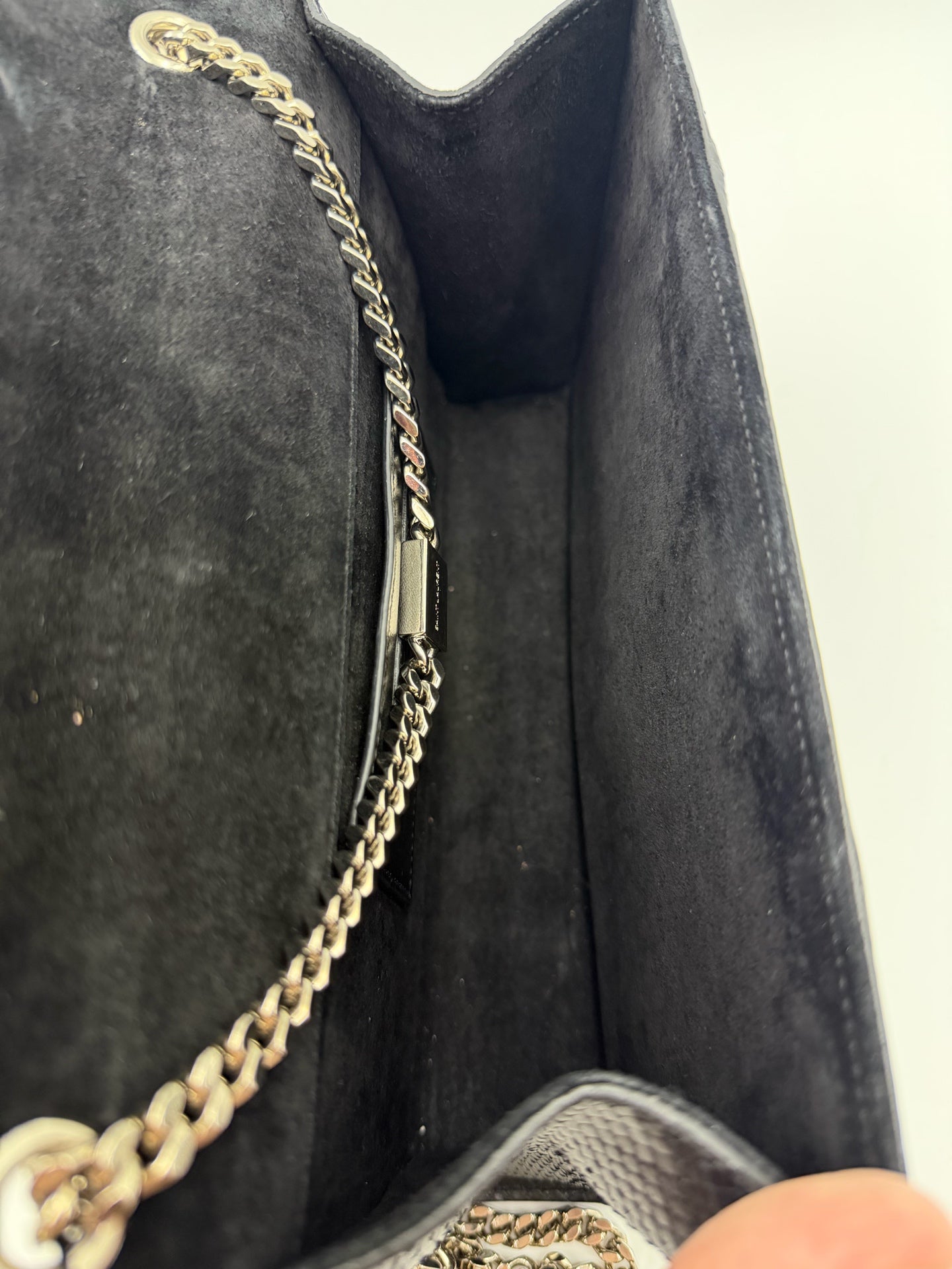 Saint laurent Leather Silver