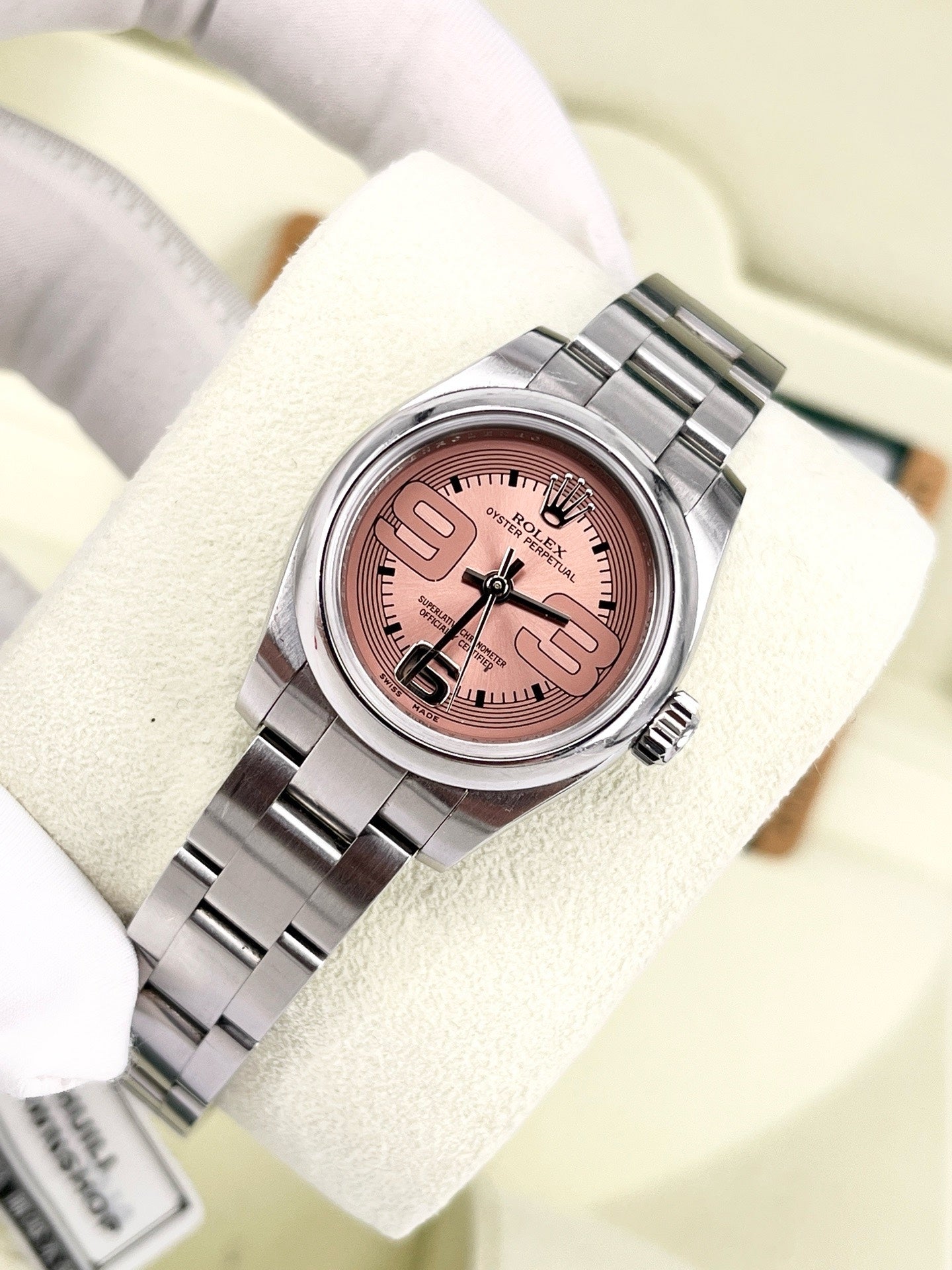Rolex Pink Automatic (self-winding) watch