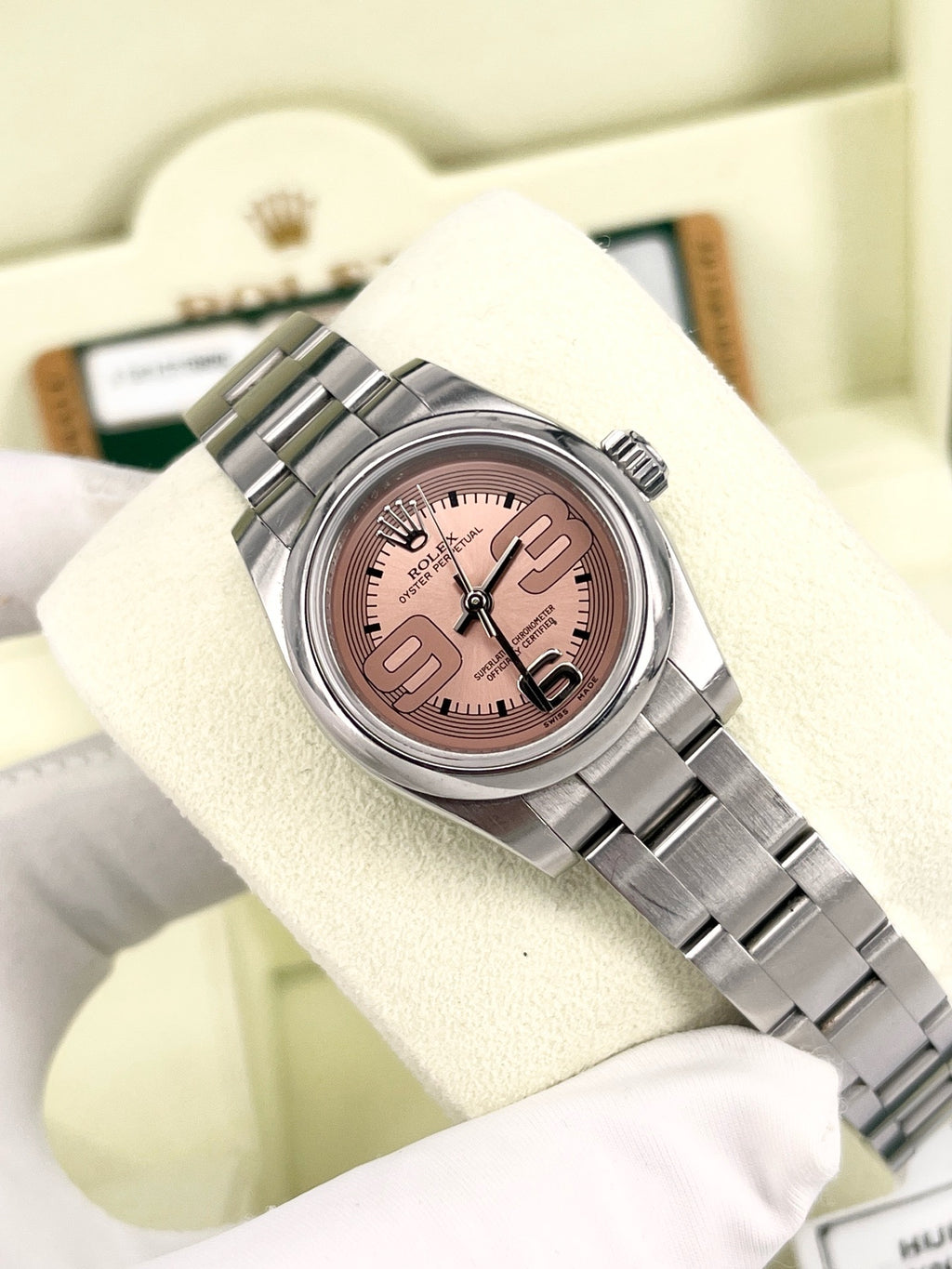 Rolex Pink Automatic (self-winding) watch