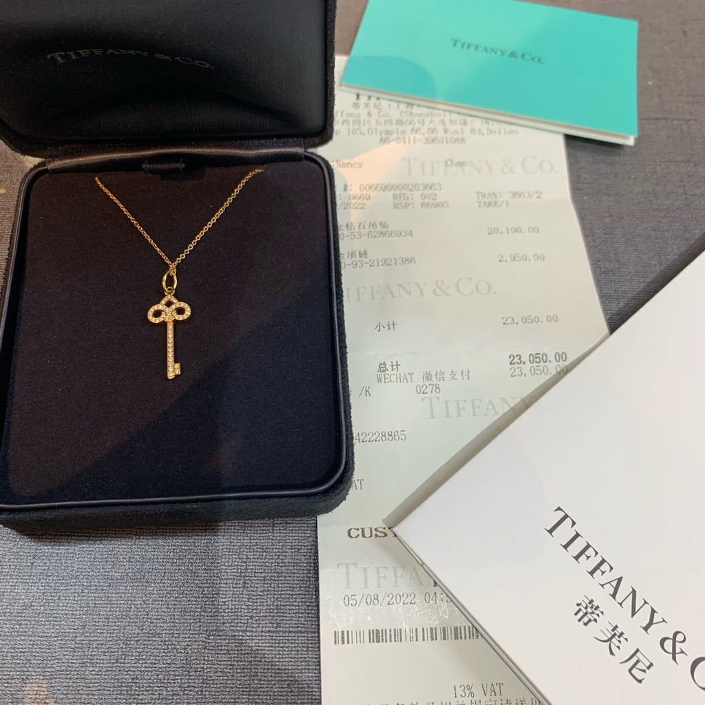 Tiffany Tiffany Keys Collection Approximately 2.54 cm | Total diamond weight 0.10 carats GRP10856