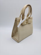 Salvatore Ferragamo Beige Satchel