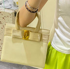 Salvatore Ferragamo Beige Satchel