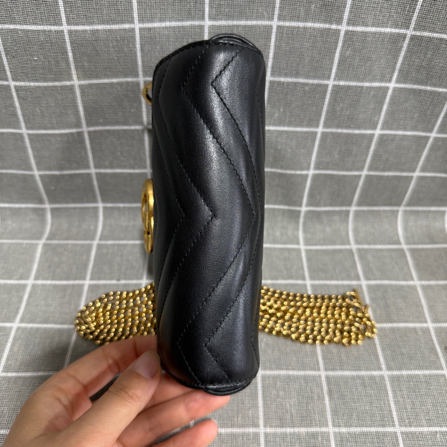 Gucci GG Marmont Collection Leather Black 476433 DTDCT 1000